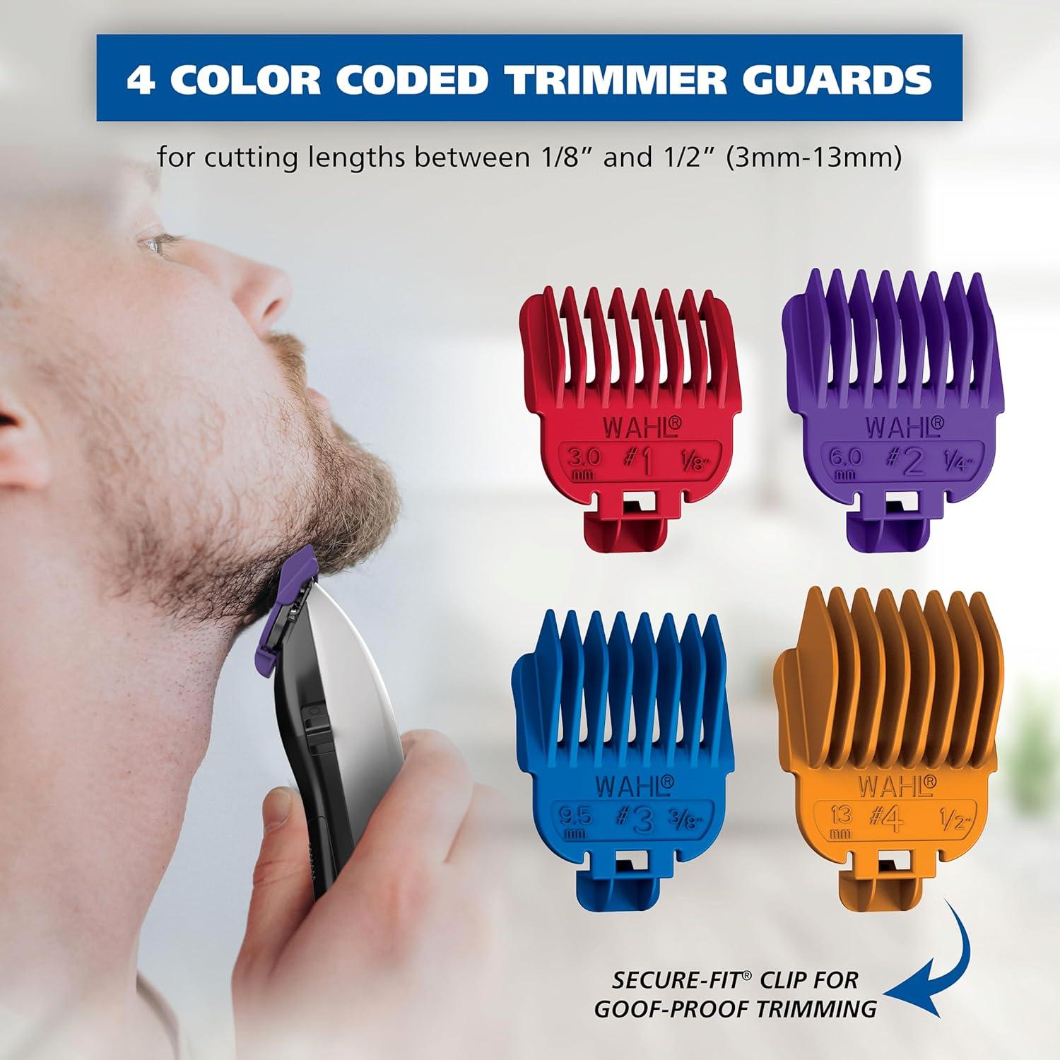 imageWahl Lithium Ion Color Pro Rechargeable Cordless Hair Clippers for Men with Smart Charge Technology and Battery Hair Trimmer for Convenient at Home Haircutting ampamp Touch Ups  Model 3026594