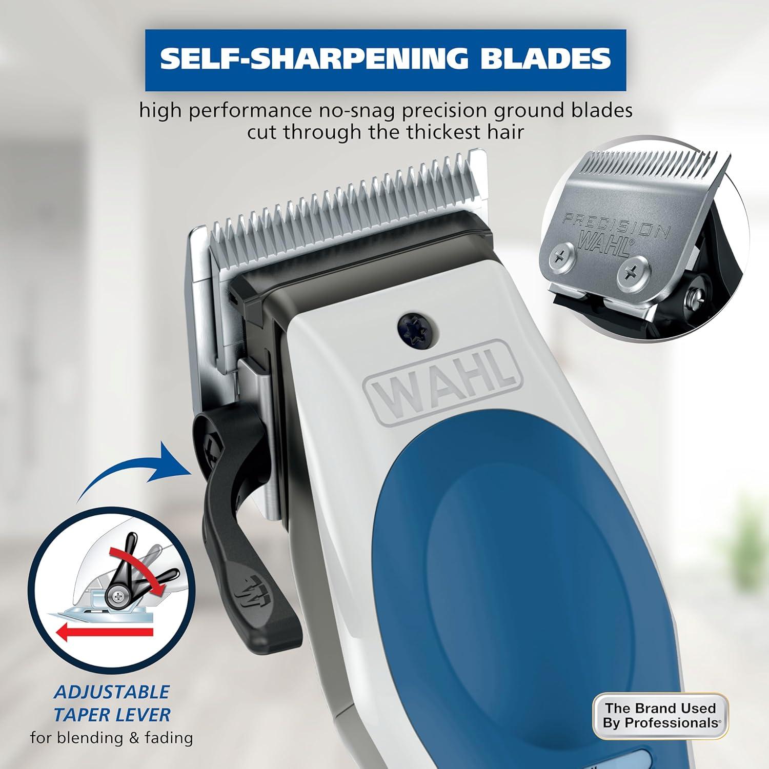 imageWahl Lithium Ion Color Pro Rechargeable Cordless Hair Clippers for Men with Smart Charge Technology and Battery Hair Trimmer for Convenient at Home Haircutting ampamp Touch Ups  Model 3026594