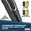 imageWahl Aqua Blade Rechargeable WetDry LithiumIon Deluxe Beard Trimmer for Men  Interchangeable Heads for Detailing Hair Mustache and Body Grooming  Model 9899100