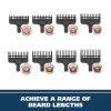 imageWahl Aqua Blade Rechargeable WetDry LithiumIon Deluxe Beard Trimmer for Men  Interchangeable Heads for Detailing Hair Mustache and Body Grooming  Model 9899100