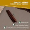 imageWahl Beard Mustache ampamp Hair Pocket Comb for Mens Grooming  Handcrafted ampamp Hand Cut with Cellulose Acetate  Smooth Rounded Tapered Teeth  Model 3324Brown