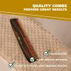 imageWahl Beard Mustache ampamp Hair Styling Comb for Mens Grooming  Handcrafted ampamp Hand Cut with Cellulose Acetate  Smooth Rounded Tapered Teeth  Model 3328