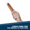 imageWahl Beard Mustache ampamp Hair Styling Comb for Mens Grooming  Handcrafted ampamp Hand Cut with Cellulose Acetate  Smooth Rounded Tapered Teeth  Model 3328