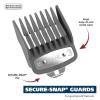 imageWahl Clipper Genuine SecureSNAP Attachment Guard Organization Kit with Hair Clipper Guards 14 Piece Elite Storage Kit Hair Clippers Grey 3291200Grey Metal