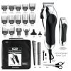 imageWahl Clipper USA Deluxe Corded Chrome Pro Complete Hair and Trimming Kit Includes Corded Clipper Cordless Battery Trimmer and Styling Shears for a Cut Every Time  Model 795245201M