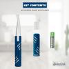 imageWahl DualTech BatteryPowered Hair Trimmer Face Trimmer for Women Double Sided Detail Trimmer Head Comfort Grip Body Facial Hair Remover for Women Model 3026635Blue