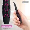 imageWahl DualTech BatteryPowered Hair Trimmer Face Trimmer for Women Double Sided Detail Trimmer Head Comfort Grip Body Facial Hair Remover for Women Model 3026635Pink
