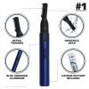 imageWahl Lithium Pen Detail Trimmer with Interchangeable Heads for Nose Ear Neckline Eyebrow ampamp Other Detailing  Rinseable Blades for Hygienic Grooming ampamp Easy Cleaning  Blue  Model 5643400