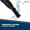 imageWahl Lithium Pen Detail Trimmer with Interchangeable Heads for Nose Ear Neckline Eyebrow ampamp Other Detailing  Rinseable Blades for Hygienic Grooming ampamp Easy Cleaning  Blue  Model 5643400