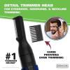 imageWahl Lithium Pen Detail Trimmer with Interchangeable Heads for Nose Ear Neckline Eyebrow ampamp Other Detailing  Rinseable Blades for Hygienic Grooming ampamp Easy Cleaning  Blue  Model 5643400