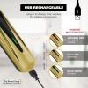 imageWahl LithiumIon Cordless Rechargeable Edge ampamp Detail Shaver and Beard Trimmer for Men with USB Charging  Model 3025950