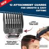 imageWahl Mens Cordless Hair Clippers LithiumIon Rechargeable Kit  2Hour Run Time 15Minute Quick Charge SelfSharpening Precision Blades Hair Trimmer for Men  Model 79608