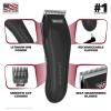 imageWahl Mens Cordless Hair Clippers LithiumIon Rechargeable Kit  2Hour Run Time 15Minute Quick Charge SelfSharpening Precision Blades Hair Trimmer for Men  Model 79608