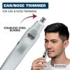 imageWahl Mens Nose Hair Trimmer for Eyebrows Neckline Nose ampamp Ear Hair Precision Detail Trimming with Interchangeable Heads Battery Included  Model 5545400