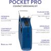 imageWahl Pocket Pro Compact Trimmer for Touching Up Around Dogs and Cats Eyes Ears and Paws  Model 9961900Blue