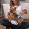 imageWahl Premium Flea Hair Pick ampamp Finishing Comb with Ergonomic Grips for Dog Grooming Brushing Detangling and Flea Removal  Model 858503OrangeWhite
