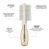 imageWahl Premium Flea Hair Pick ampamp Finishing Comb with Ergonomic Grips for Dog Grooming Brushing Detangling and Flea Removal  Model 858503OrangeWhite