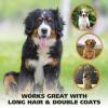 imageWahl Premium Patented Dual Level Sensitive Skin Pet Slicker  Ergonomic handle makes Deshedding Grooming and Brushing Comfortable for you and your Dog or Cat  858500OrangeWhite