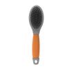 imageWahl Premium Pet Double Sided Pin Bristle Brush with Patented Stacked Pin Design for Dogs  Removes Loose Hair ampamp Stimulates the Skin while Creating a Soft Coat Shine  Model 858501Clear