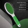 imageWahl Premium Pet Double Sided Pin Bristle Brush with Patented Stacked Pin Design for Dogs  Removes Loose Hair ampamp Stimulates the Skin while Creating a Soft Coat Shine  Model 858501Green