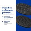 imageWahl Premium Pet Double Sided Pin Bristle Brush with Patented Stacked Pin Design for Dogs  Removes Loose Hair ampamp Stimulates the Skin while Creating a Soft Coat Shine  Model 858501Black and Gray