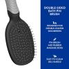 imageWahl Premium Pet Double Sided Pin Bristle Brush with Patented Stacked Pin Design for Dogs  Removes Loose Hair ampamp Stimulates the Skin while Creating a Soft Coat Shine  Model 858501Black and Gray