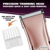 imageWahl Pure Confidence Rechargeable Electric Razor Trimmer Shaver ampamp Groomer for Women with 3 Interchangeable Heads  Model 98652901VPink
