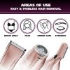 imageWahl Pure Confidence Rechargeable Electric Razor Trimmer Shaver ampamp Groomer for Women with 3 Interchangeable Heads  Model 98652901VPink