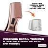 imageWahl Pure Confidence Rechargeable Electric Razor Trimmer Shaver ampamp Groomer for Women with 3 Interchangeable Heads  Model 98652901VPink