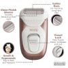 imageWahl Smooth Confidence Ladies Waterproof Cordless Battery Shaver for Legs Bikini Line and Armpits  Model 7067
