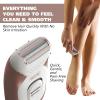 imageWahl Smooth Confidence Ladies Waterproof Cordless Battery Shaver for Legs Bikini Line and Armpits  Model 7067