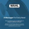 imageWahl Soothing Vibration Corded Massager with 4 Attachment Heads 2 Speed Massage Tool for Pressure ampamp Pain Relief on The Face Neck and Head FSA Eligible Model 4120600Grey
