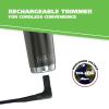 imageWahl Stainless Steel Lithium Ion 20 Slate Beard Trimmer for Men  Electric Shaver Nose Ear Trimmer Rechargeable All in One Mens Grooming Kit  Model 9864Slate