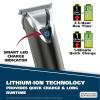 imageWahl Stainless Steel Lithium Ion 20 Slate Beard Trimmer for Men  Electric Shaver Nose Ear Trimmer Rechargeable All in One Mens Grooming Kit  Model 9864Slate