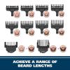 imageWahl Stainless Steel Lithium Ion 20 Slate Beard Trimmer for Men  Electric Shaver Nose Ear Trimmer Rechargeable All in One Mens Grooming Kit  Model 9864Stainless