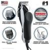 imageWahl USA Clipper Home Barber Kit Electric Corded Clipper and Battery Touch Up Trimmer ampamp Personal Groomer 30 Piece Kit for Haircutting at Home  Model 795243001P