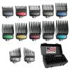 imageWahl Clipper Genuine SecureSNAP Attachment Guard Organization Kit with Hair Clipper Guards 14 Piece Elite Storage Kit Hair Clippers Grey 3291200Color Metal
