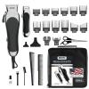 imageWahl Clipper USA Deluxe Corded Chrome Pro Complete Hair and Trimming Kit Includes Corded Clipper Cordless Battery Trimmer and Styling Shears for a Cut Every Time  Model 795245201M