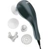 imageWahl Soothing Vibration Corded Massager with 4 Attachment Heads 2 Speed Massage Tool for Pressure ampamp Pain Relief on The Face Neck and Head FSA Eligible Model 4120600Grey