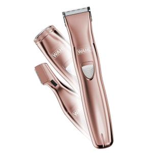 imageWahl Pure Confidence Rechargeable Electric Razor Trimmer Shaver ampamp Groomer for Women with 3 Interchangeable Heads  Model 98652901VPink