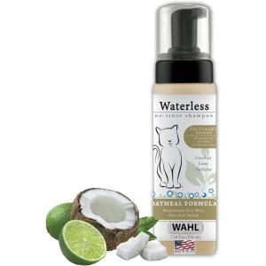 imageWahl USA Cat Waterless Shampoo for Soothing Damaged Skin Refreshing Cleaning and Removing Odors Between Baths  71 Oz  Model 820015500Coconut