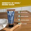 imageWahl Beard Wash Face Exfoliator with Essential Oils for Moisturizing Skin Beard Hair  Manuka Oil Meadowfoam Seed Oil Clove Oil Moringa Oil and More  Model 805601