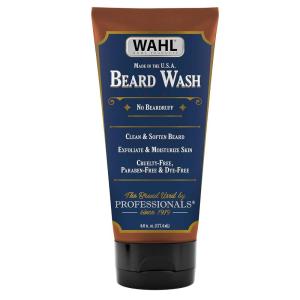 imageWahl Beard Wash Face Exfoliator with Essential Oils for Moisturizing Skin Beard Hair  Manuka Oil Meadowfoam Seed Oil Clove Oil Moringa Oil and More  Model 805601