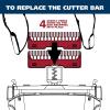 imageWahl Clean ampamp Close Shaver Replacement Foil ampamp Cutter Bar for 7046 Series  Model 7046100