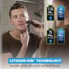 imageWahl Compact Rechargeable Lithium Ion Shaver Kit with Hygienic Rinseable Foils ampamp Cutter Bar with Dual Flexible Foils That Move with The Contours of Your Face  7065