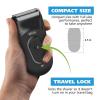 imageWahl Compact Rechargeable Lithium Ion Shaver Kit with Hygienic Rinseable Foils ampamp Cutter Bar with Dual Flexible Foils That Move with The Contours of Your Face  7065