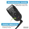 imageWahl Compact Rechargeable Lithium Ion Shaver Kit with Hygienic Rinseable Foils ampamp Cutter Bar with Dual Flexible Foils That Move with The Contours of Your Face  7065