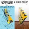 imageWahl Waterproof Rechargeable Electric Shaver with Precision Trimmer for Mens Beard Shaving and Grooming Long Run Time and Quick Charge  Model 7061100Yellow  Black