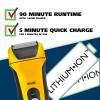 imageWahl Waterproof Rechargeable Electric Shaver with Precision Trimmer for Mens Beard Shaving and Grooming Long Run Time and Quick Charge  Model 7061100Yellow  Black