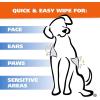 imageWahl USA Pet Refresh Cleaning Wipes for All Dog Breeds  Use on Ears Nose Paws Bottom ampamp Sensitive Areas  50 Wipes  Model 820017A